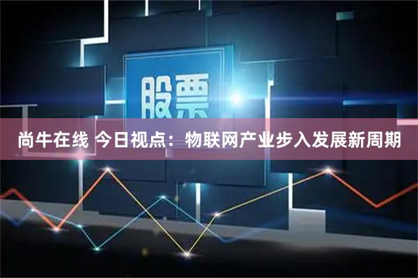 尚牛在线 今日视点：物联网产业步入发展新周期